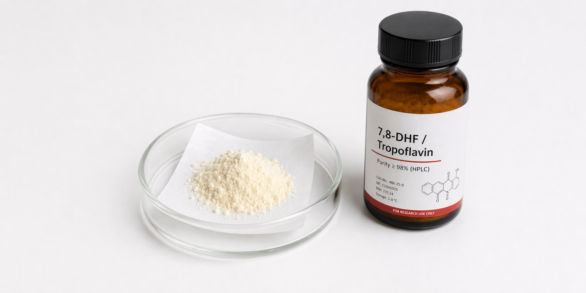 Nootropic ingredients purchasing guide - 7,8-DHF powder