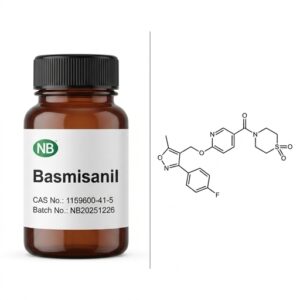 High‑purity Basmisanil powder CAS 1159600‑41‑5 RG1662 selective GABAA‑α5 negative allosteric modulator biochemical raw material