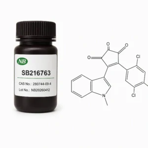 High purity SB216763 powder CAS 280744‑09‑4 GSK‑3α/GSK‑3β inhibitor Wnt β‑catenin pathway activator biochemical raw material
