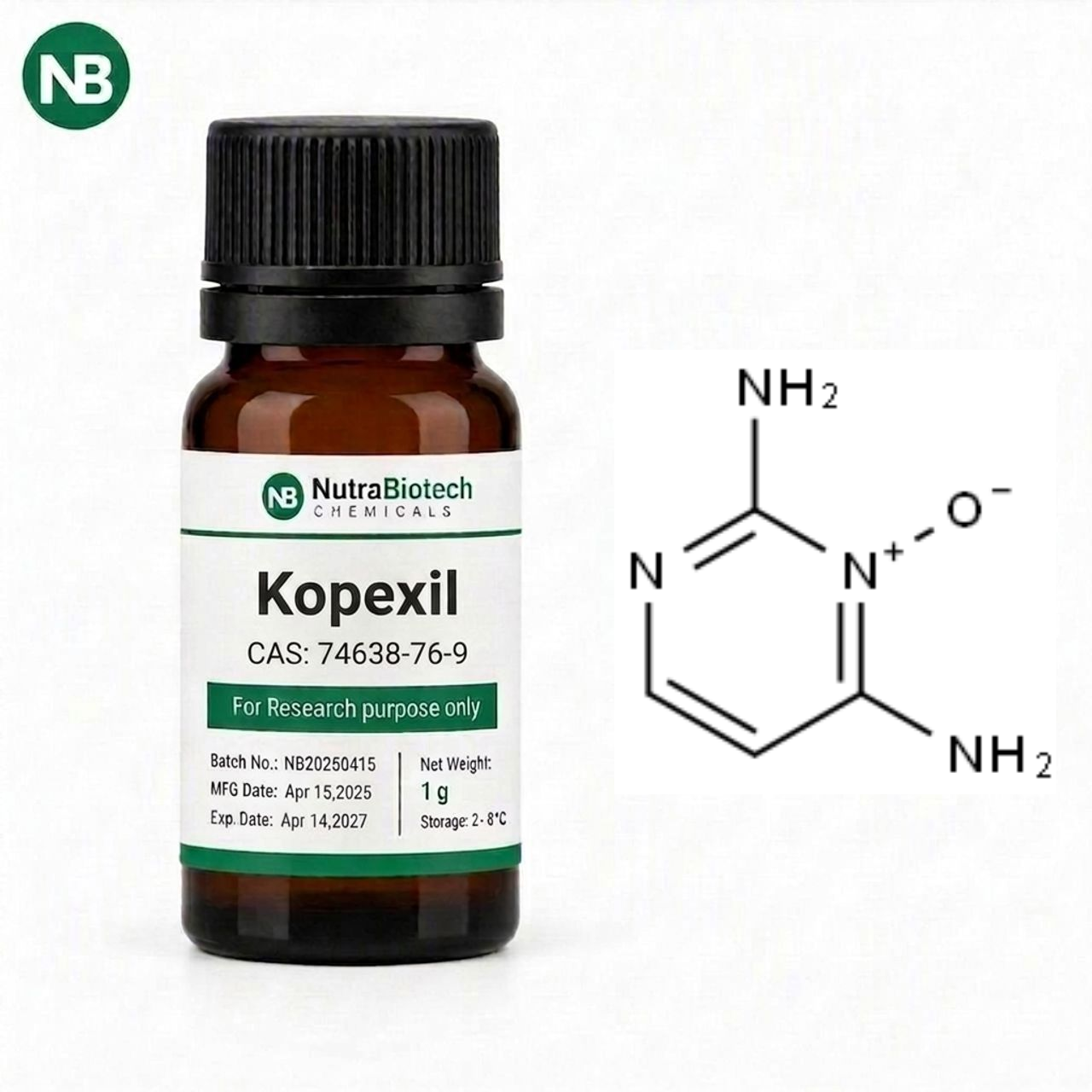 98% Kopexil CAS 74638-76-9 Bulk Anti Alopecia Cosmetic Intermediate Kopexil CAS 74638-76-9 98% Purity Anti Hair Loss Powder