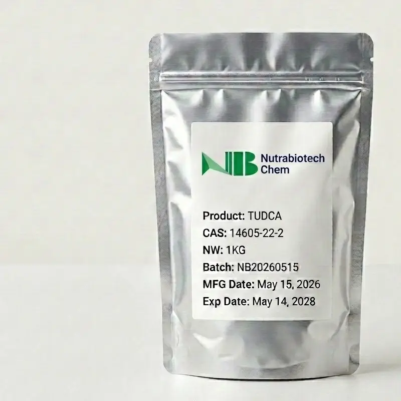 99% High‑Purity TUDCA Powder CAS 14605‑22‑2 Chemical structure of TUDCA Tauroursodeoxycholic Acid CAS 14605‑22‑2 high‑purity research compound